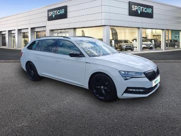 SPOTICAR Skoda Superb Combi 2.0 Tdi 150 Scr Dsg7 Sportline Occasion - Break Diesel Blanc - Le Mans - 1204039563_3
