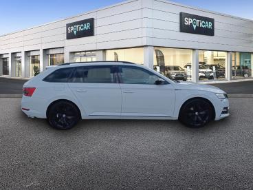 SPOTICAR Skoda Superb Combi 2.0 Tdi 150 Scr Dsg7 Sportline Occasion - Break Diesel Blanc - Le Mans - 1204039563_4