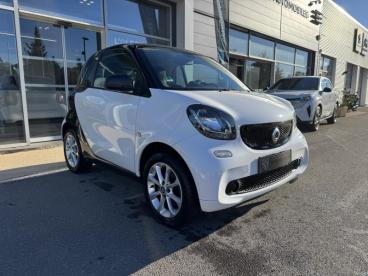 SPOTICAR Smart Fortwo 71ch Pure Twinamic Occasion - Citadine Essence Blanc - Marseille - 1203790674_3