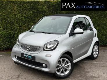 SPOTICAR Smart Fortwo Electrique 82ch Business + Occasion - Citadine Electrique Tridion Blanc/argent Cool Silver Metal - Saint-cloud - 1203811992_1