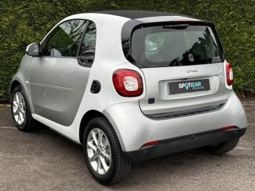 SPOTICAR Smart Fortwo Electrique 82ch Business + Occasion - Citadine Electrique Tridion Blanc/argent Cool Silver Metal - Saint-cloud - 1203811992_2