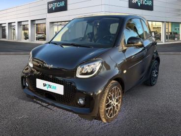 SPOTICAR Smart Fortwo Eq 82ch Prime Occasion - Citadine Electrique Tridion Noir/blanc - Nice - 1203829639_1