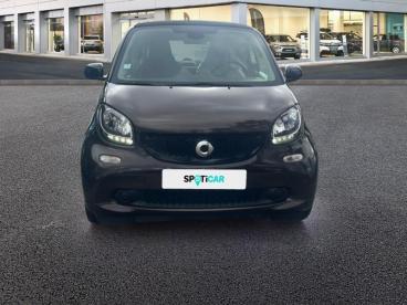 SPOTICAR Smart Fortwo 90ch Passion Twinamic Occasion - Citadine Essence Tridion Noir/marron Autumn Brown Metall - Nice - 1203872362_2