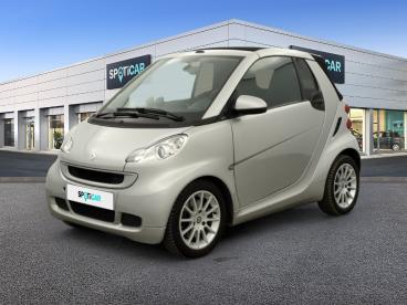 SPOTICAR Smart Fortwo Cabrio 1.0 71ch Mhd Neutroclimat Occasion - Citadine Essence Silver Metallic - Nanterre - 1203909453_1