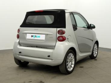 SPOTICAR Smart Fortwo Cabrio 1.0 71ch Mhd Neutroclimat Occasion - Citadine Essence Silver Metallic - Nanterre - 1203909453_5