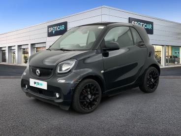 SPOTICAR Smart Fortwo Coupe 82 Ch Prime Occasion - Citadine Electrique Noir - Venissieux - 1204154137_1