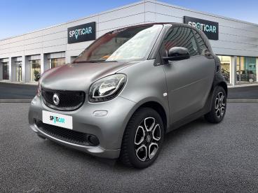 SPOTICAR Smart Fortwo 90ch Passion Twinamic Occasion - Citadine Essence Tridion Gris Mat/lava Orange Metallic - Annemasse - 1204203790_1
