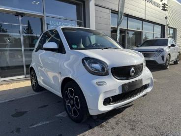 SPOTICAR Smart Fortwo Cabrio 71ch Prime Twinamic Occasion - Citadine Essence Blanc - Marseille - 1203776875_3