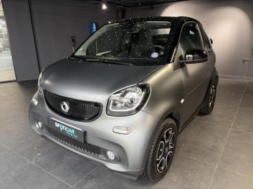 SPOTICAR Smart Fortwo Cabrio 90ch Prime Twinamic E6c Occasion - Citadine Essence Tridion Gris Mat/noir Black - Levallois Perret - 1204040535_1