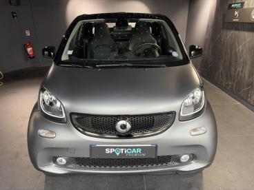 SPOTICAR Smart Fortwo Cabrio 90ch Prime Twinamic E6c Occasion - Citadine Essence Tridion Gris Mat/noir Black - Levallois Perret - 1204040535_3
