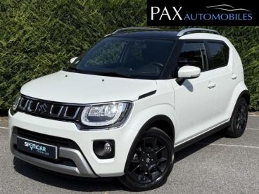 SPOTICAR Suzuki Ignis 1.2 Dualjet Hybrid 83ch Pack Occasion - Citadine Hybride So'color Pure White Pearl/black Métal - Saint-cloud - 1203655396_1