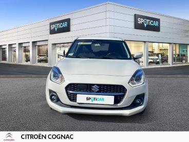 SPOTICAR Suzuki Swift 1.2 Dualjet Hybrid 83cv Pack Auto Occasion - Citadine Hybride Blanc Banquise - Chateaubernard - 1203913334_3