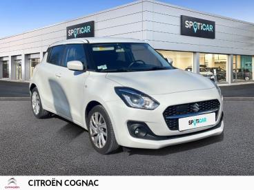 SPOTICAR Suzuki Swift 1.2 Dualjet Hybrid 83cv Pack Auto Occasion - Citadine Hybride Blanc Banquise - Chateaubernard - 1203913334_5