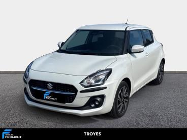 SPOTICAR Suzuki Swift 1.2 Hybrid Pack Auto My20 Occasion - Citadine  Pure White Pearl M - La Chapelle Saint-luc Cedex - 1203948880_1