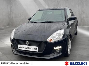 SPOTICAR Suzuki Swift 1.2 Dualjet Hybrid 83ch Privilege Occasion - Citadine Hybride Super Black Pearl Métallisé - Villeneuve-d'ascq - 1203953173_1