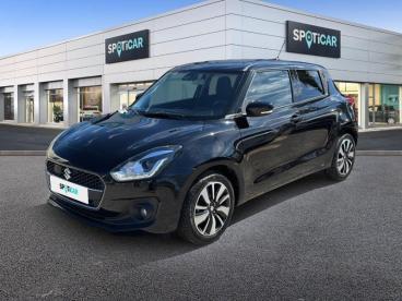 SPOTICAR Suzuki Swift 1.2 Dualjet Hybrid 83ch Pack Occasion - Citadine Hybride Super Black Pearl Métallisé - Nice - 1203953293_1