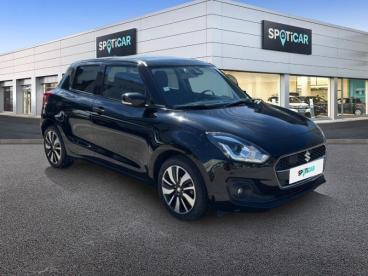 SPOTICAR Suzuki Swift 1.2 Dualjet Hybrid 83ch Pack Occasion - Citadine Hybride Super Black Pearl Métallisé - Nice - 1203953293_3