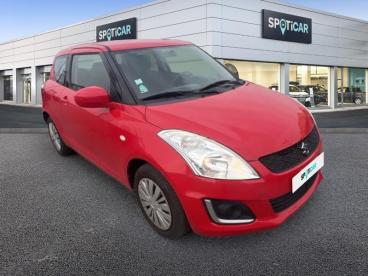 SPOTICAR Suzuki Swift 1.2 Vvt 94ch Avantage 3p Occasion - Citadine Essence Bright Red - Ales - 1203978723_3