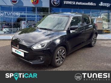SPOTICAR Suzuki Swift 1.2 Dualjet Hybrid 83ch Pack Auto Occasion - Citadine Hybride Super Black Pearl Métallisé - Bourgoin-jallieu - 1204003454_1