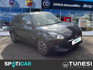 SPOTICAR Suzuki Swift 1.2 Dualjet Hybrid 83ch Pack Auto Occasion - Citadine Hybride Super Black Pearl Métallisé - Bourgoin-jallieu - 1204003454_3