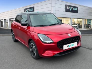 SPOTICAR Suzuki Swift 1.2 Hybrid 83ch Pack Auto Occasion - Citadine Hybride Burn Red Pearl Metal/toit Black - Roncq - 1204010113_1