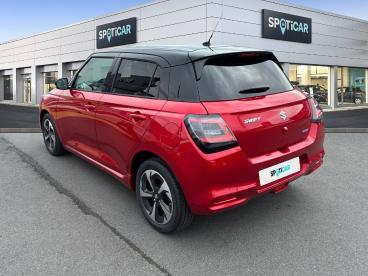 SPOTICAR Suzuki Swift 1.2 Hybrid 83ch Pack Auto Occasion - Citadine Hybride Burn Red Pearl Metal/toit Black - Roncq - 1204010113_5
