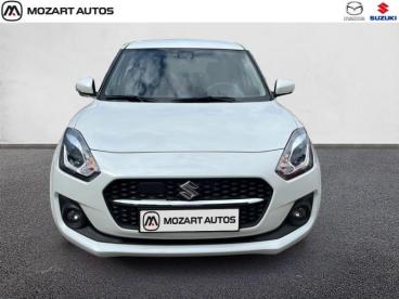 SPOTICAR Suzuki Swift 1.2 Dualjet Hybrid 83ch Pack Auto Occasion - Citadine Hybride Pure White Pearl Métallisé - Nice - 1204048961_2