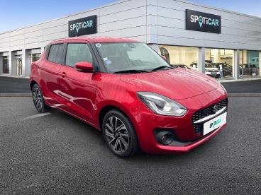 SPOTICAR Suzuki Swift 1.2 Dualjet Hybrid Pack Occasion - Citadine Essence Rouge - Honfleur - 1204097238_3