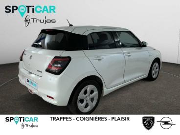 SPOTICAR Suzuki Swift 1.2 Dualjet Hybrid Cvt Privilege Occasion - Citadine Essence Blanc - Plaisir - 1204099359_5