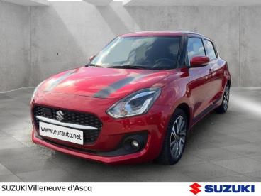 SPOTICAR Suzuki Swift 1.2 Dualjet Hybrid 83ch Pack Auto Occasion - Citadine Hybride Burning Red Pearl Métallisé - Villeneuve-d'ascq - 1204099757_1