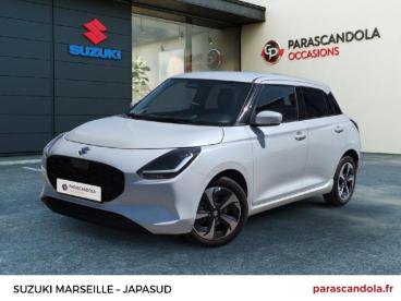 SPOTICAR Suzuki Swift 1.2 Dualjet Hybrid 83ch Pack Occasion - Citadine Hybride Pure White Pearl Métallisé - Marseille - 1204111438_1