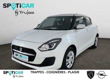 SPOTICAR Suzuki Swift 1.2 Dualjet Hybrid Privilege Occasion - Citadine Essence Blanc - Plaisir - 1204212196_1