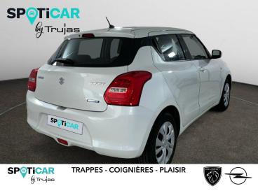 SPOTICAR Suzuki Swift 1.2 Dualjet Hybrid Privilege Occasion - Citadine Essence Blanc - Plaisir - 1204212196_5