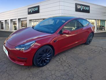 SPOTICAR Tesla Model 3 Performance Pup Awd Upgrade My22 Occasion - Berline Electrique Rouge Multicouches - Porto Vecchio - 1203672734_1
