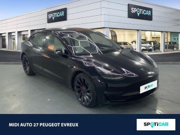 SPOTICAR Tesla Model 3 Performance Pup Awd Upgrade My21 Occasion - Berline Electrique Noir - Normanville - 1203683434_3