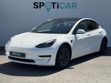 SPOTICAR Tesla Model 3 Autonomie Standard Plus Rwd Occasion - Berline Electrique Blanc - Montrond Les Bains - 1204036631_1
