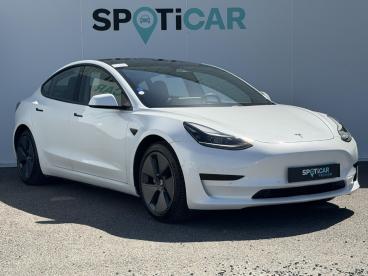 SPOTICAR Tesla Model 3 Autonomie Standard Plus Rwd Occasion - Berline Electrique Blanc - Montrond Les Bains - 1204036631_2