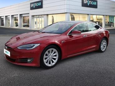 SPOTICAR Tesla Model S Models 75d Dual Motor Occasion - Berline Electrique Rouge - Nice - 1203750624_1
