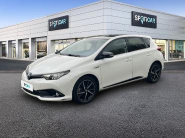 SPOTICAR Toyota Auris Hsd 136h Collection Rc18 Occasion - Berline Hybride Blanc Nacré Bi-ton Toit Noir - Anzin - 1203742556_1
