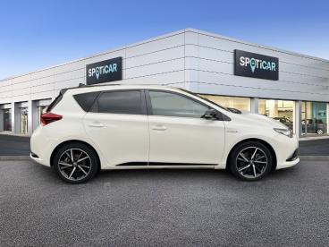 SPOTICAR Toyota Auris Hsd 136h Collection Rc18 Occasion - Berline Hybride Blanc Nacré Bi-ton Toit Noir - Anzin - 1203742556_4