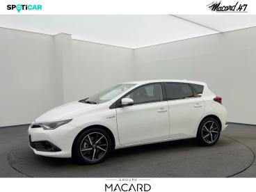 SPOTICAR Toyota Auris Hsd 136h Lounge Occasion - Berline Hybride Blanc - Bias - 1203960770_1