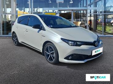 SPOTICAR Toyota Auris Hsd 136h Collection Occasion - Berline Hybride Blanc Nacré Bi-ton Toit Noir - Epernay - 1204072740_3