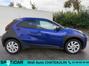 SPOTICAR Toyota Aygo 1.0 Vvt-i 72ch Design S-cvt Occasion - Citadine Essence Gris - Chateaulin - 1203793045_4