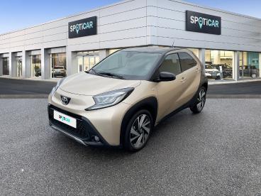 SPOTICAR Toyota Aygo 1.0 Vvt-i 72ch Air Collection S-cvt Occasion - Citadine Essence Bi-ton Beige Gingembre Métal/toit Noir - Reims - 1203849000_1