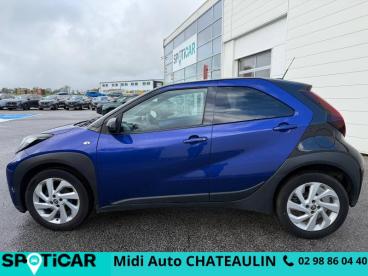 SPOTICAR Toyota Aygo 1.0 Vvt-i 72ch Design S-cvt Occasion - Citadine Essence Bleu - Chateaulin - 1203924970_2