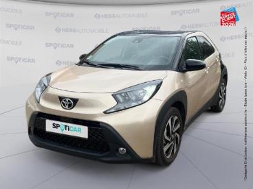 SPOTICAR Toyota Aygo 1.0 Vvt-i 72ch Collection S-cvt Occasion - Citadine Essence Bi-ton Beige Gingembre Métal/toit Noir - Dijon - 1204029939_1