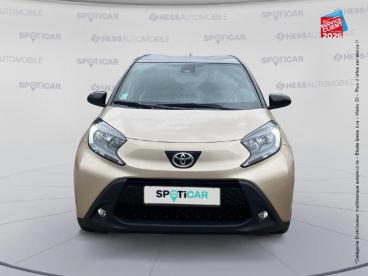 SPOTICAR Toyota Aygo 1.0 Vvt-i 72ch Collection S-cvt Occasion - Citadine Essence Bi-ton Beige Gingembre Métal/toit Noir - Dijon - 1204029939_2