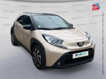 SPOTICAR Toyota Aygo 1.0 Vvt-i 72ch Collection S-cvt Occasion - Citadine Essence Bi-ton Beige Gingembre Métal/toit Noir - Dijon - 1204029939_3
