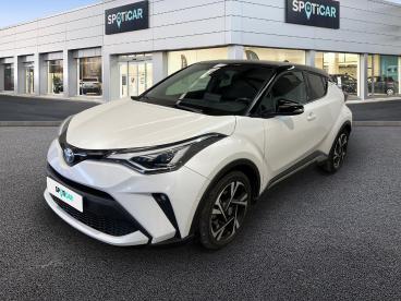 SPOTICAR Toyota C-hr 184h Collection 2wd E-cvt My20 Occasion - Suv-4x4 Hybride Blanc Nacré Bi-ton - Bollene - 1203699274_1