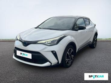 SPOTICAR Toyota C-hr 184h Collection 2wd E-cvt My22 Occasion - Suv-4x4 Hybride Blanc Lunaire Nacré Bi-ton - Narbonne - 1203758617_1